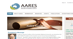 Desktop Screenshot of aares.org.au