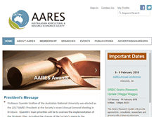 Tablet Screenshot of aares.org.au